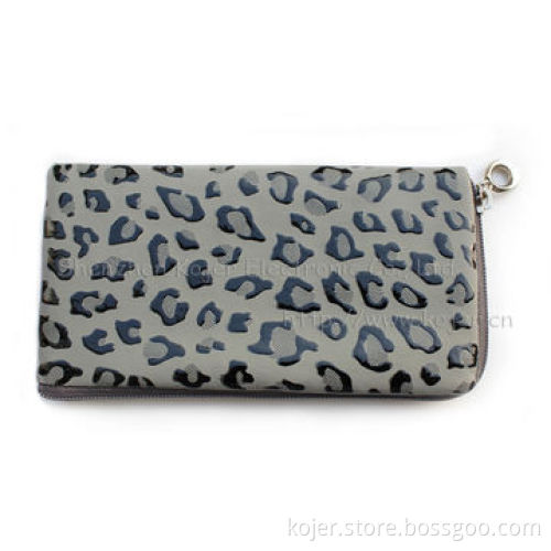 Mobile Phone Pouch with Zipper and Lanyard, Customized Patterns/Logos are Welcome